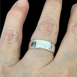 Classic Polished Silver .925 Band Ring